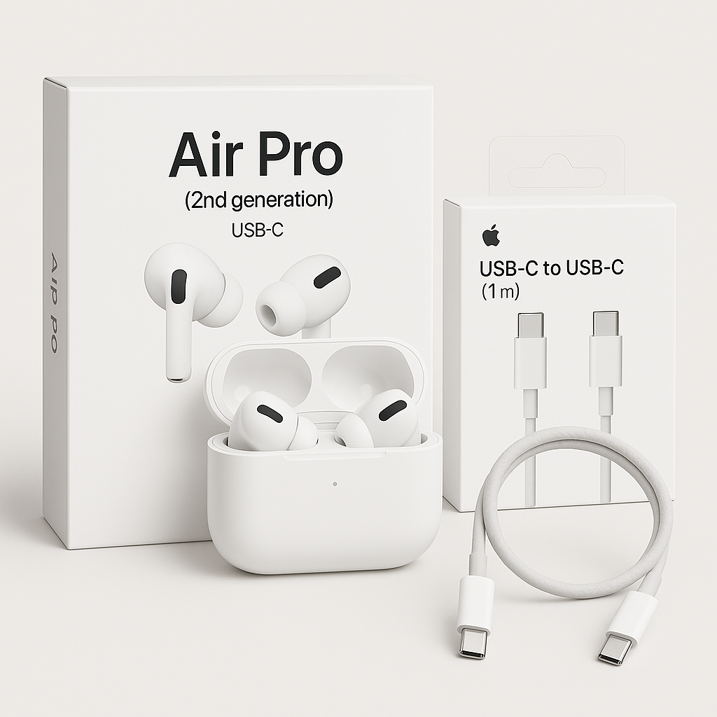 Crayank AirPro 2nd Gen Type-C Wireless Earbuds + Type C to C Fast Charging Data Cable