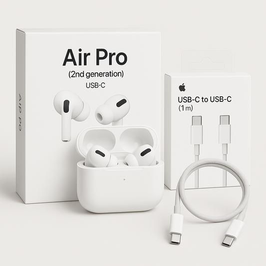 Crayank AirPro 2nd Gen Type-C Wireless Earbuds + Type C to C Fast Charging Data Cable