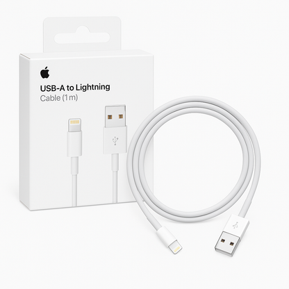 Crayank USB to Lightning Fast Charging Data Cable for iPhone 15 / iPhone 15 Plus/iPhone 15 Pro / iPhone15 Pro Max/iPad 1Mtr