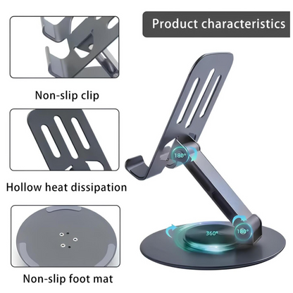 Crayank Rotatable 360° Phone Stand – Universal Holder for Phones (Sleek & Sturdy Design)