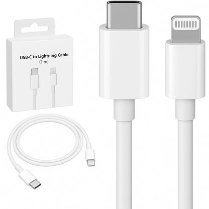 Crayank Air Pro Earbuds with Lightning Charging Case + USB-C to Lightning Charging Cable