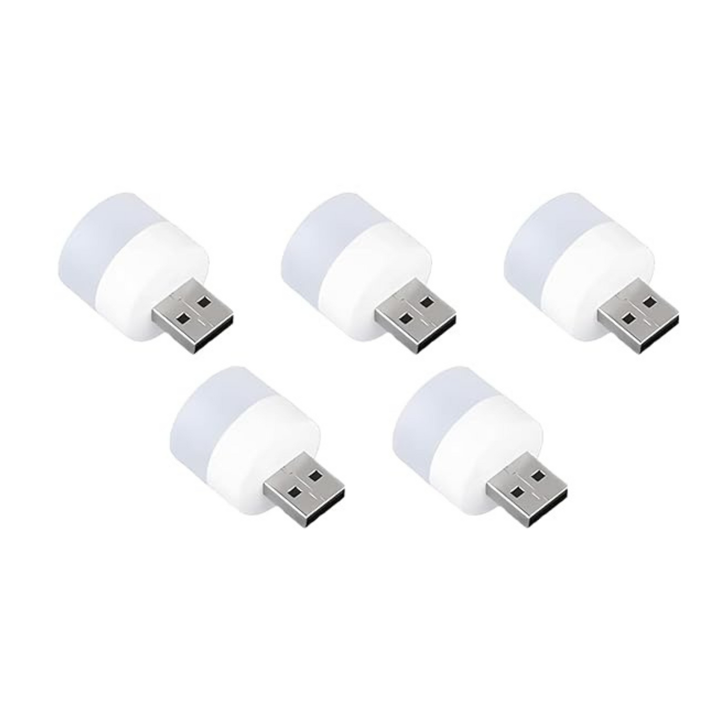 Crayank USB-Powered LED Night Light – Soft Glow, Energy-Efficient & Travel-Friendly (Pack of 5)