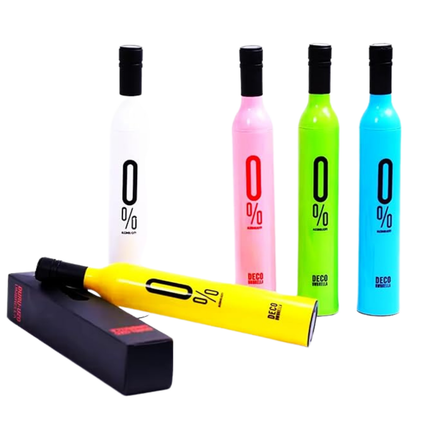 Crayank Portable Bottle Umbrella – Windproof, Rainproof & UV Protection for All Weather
