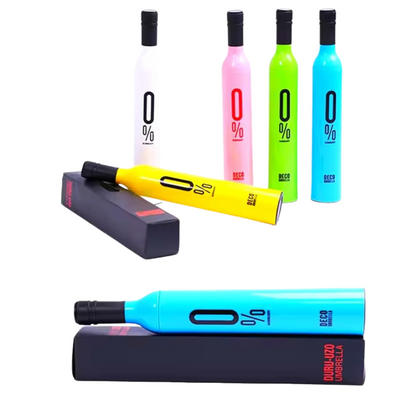 Crayank Portable Bottle Umbrella – Windproof, Rainproof & UV Protection for All Weather